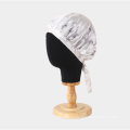 100% pure silk Custom Bonnet with Logo and Wholesale ribbon style